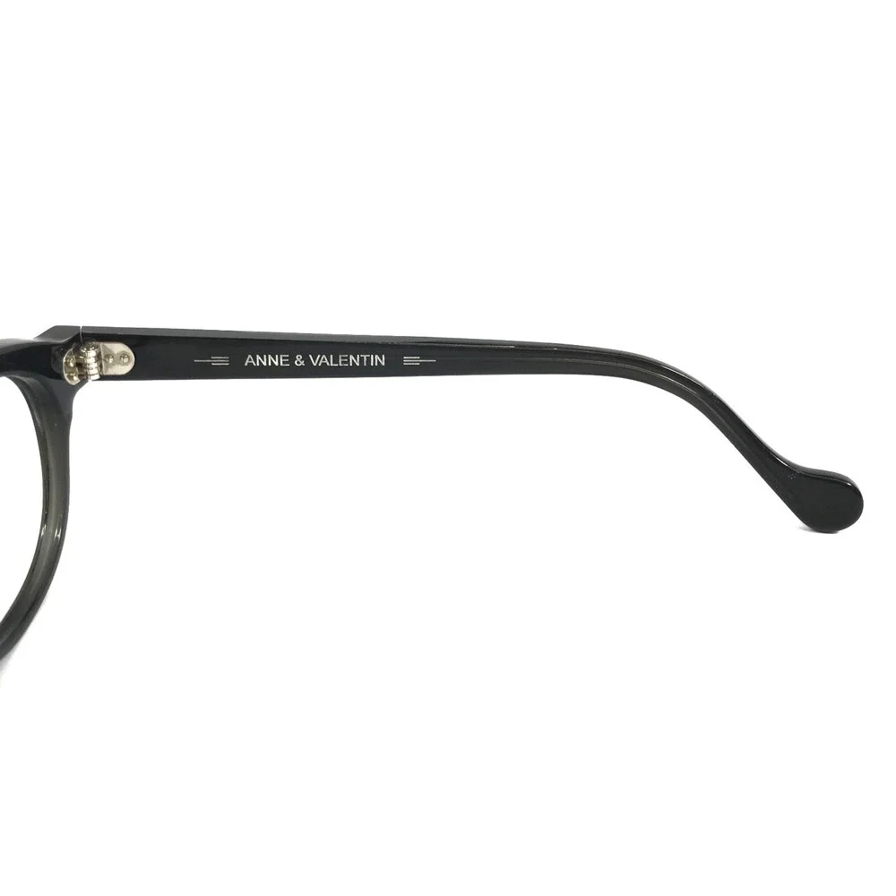 Anne & Valentin Eyeglasses Frames CHET 1538 Shiny Black Round Full Rim 45-20-140